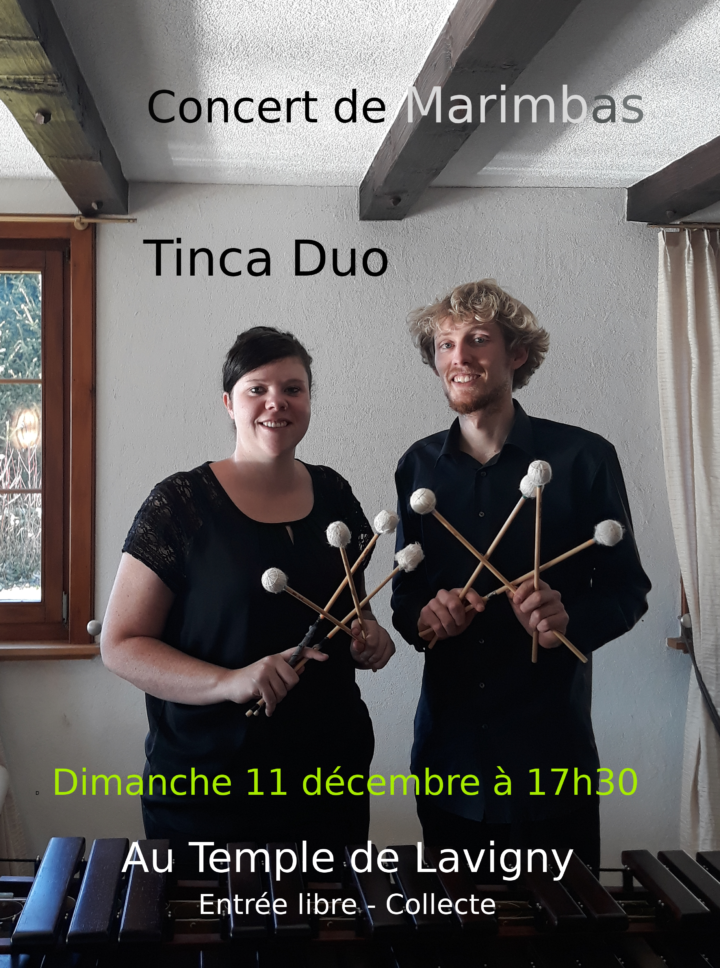 11 décembre 2022 – Concert Tinca Duo – Lavigny
