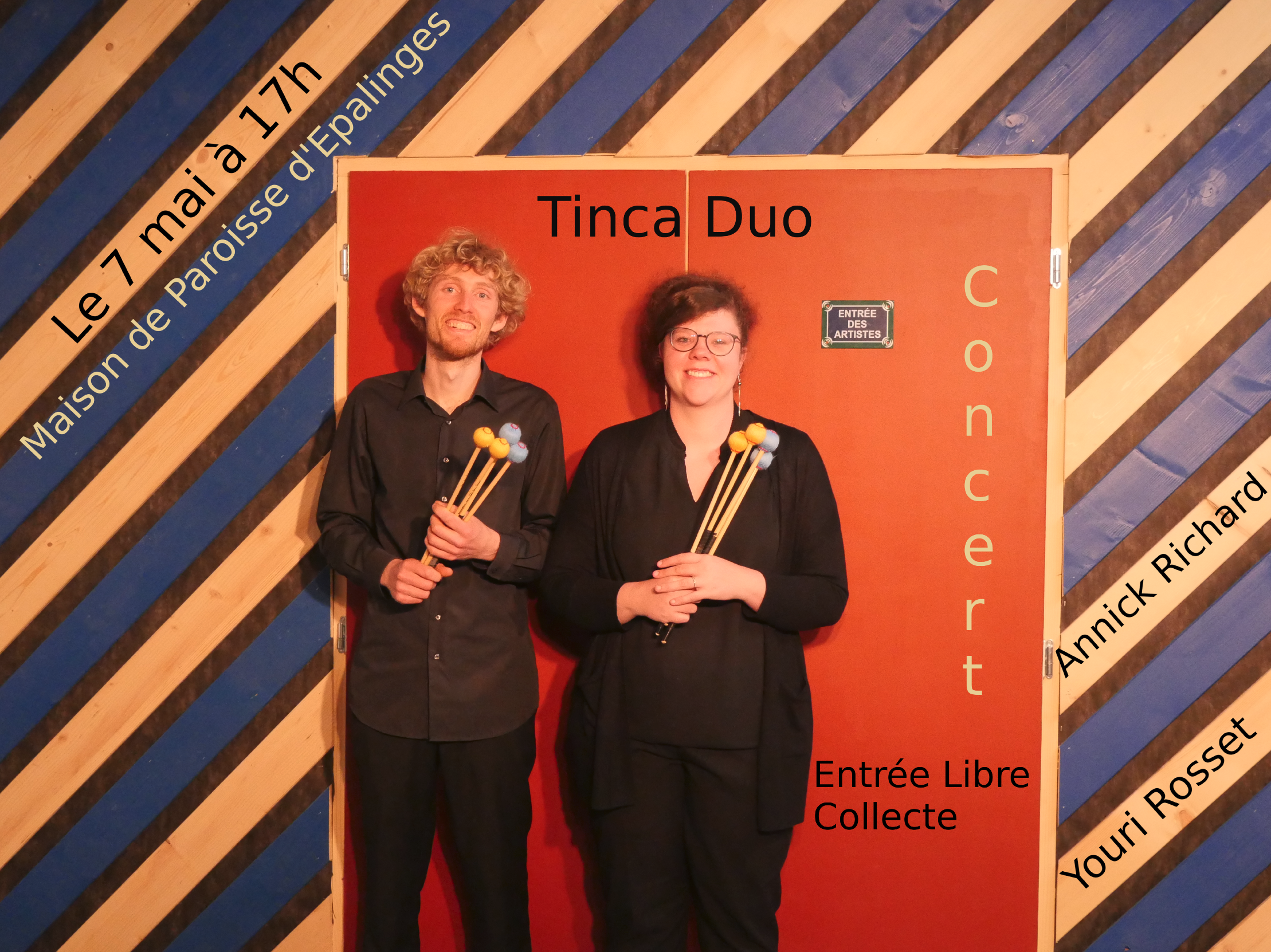 DI 7 mai 17h – Concert Tinca Duo – Epalinges