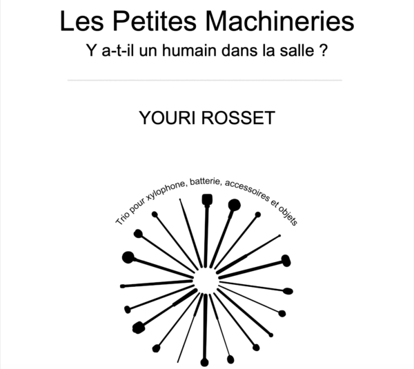 Les petites machineries - Y a-t-il un humain dans la salle?